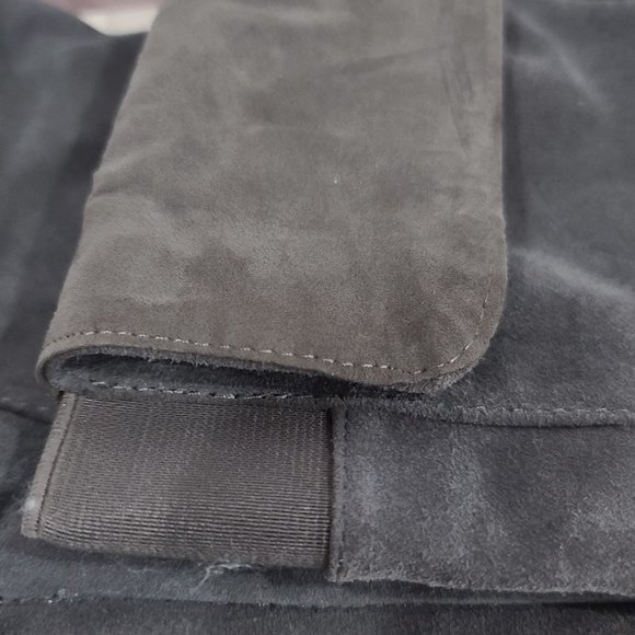 $105 Discount ✅ Nine West SITCOM Over the Knee Grey Suede Boots 8½M  ✨ NEW - Picture 11 of 12